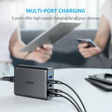 Anker PowerPort Speed 5 Ports 63W With Dual Quick Charge 3.0 Charging Station Executive Gifts Singapore