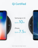 Anker PowerWave 7.5W Fast Wireless Qi-Certified Wireless Charging Pad Executive Gifts Singapore