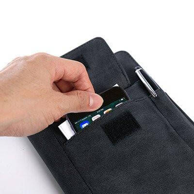 A5 Notebook with Mobile Phone Pouch and Pen Holder Executive Gifts Singapore