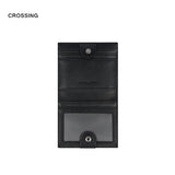 Crossing Elite Leather Card Case With Button Closure RFID Executive Gifts Singapore