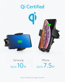 Anker PowerWave 7.5 Wireless Charging Car Mount With 2-Port QC 3.0 Charger Executive Corporate Gifts Singapore