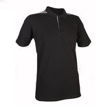 Classic Honeycomb Polo T-shirt with shoulder Striped Accents Executive Corporate Gifts Singapore