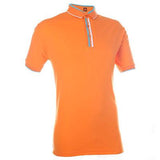 Cotton Interlock T-shirt with colour stripe collar Executive Corporate Gifts Singapore