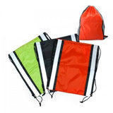 Drawstring Bag With Reflective Panel Executive Corporate Gifts Singapore