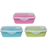 Eco-Friendly Wheat Fiber Lunch Box with Spoon Executive Corporate Gifts Singapore