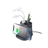 Desktop Wireless Charger Pen Holder and Usb Output Executive Corporate Gifts Singapore