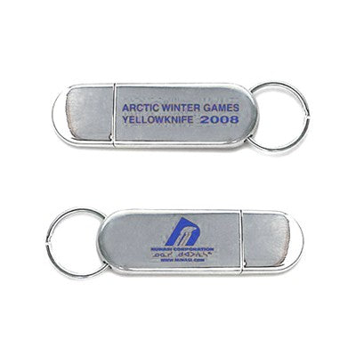 Metallic Shine USB Flash Drive with Key Ring Executive Corporate Gifts Singapore