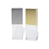 Brushed Metal Crystal USB Drive with LED Light Executive Gifts Singapore