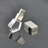 Pentagon Shaped Crystal USB Drive with LED Light Executive Gifts Singapore
