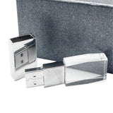 Premium Crystal USB Memory Drive with LED Light Executive Gifts Singapore