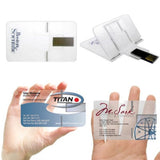 Transparent FoldCard USB Flash Drive Executive Gifts Singapore
