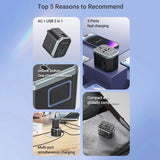 Vention 3-Port USB Universal Travel Adapter Executive Corporate Gifts Singapore