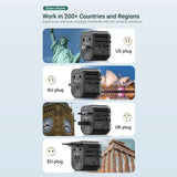 Vention 3-Port USB Universal Travel Adapter Executive Corporate Gifts Singapore