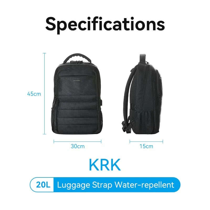 Vention Water-Repellent Anti-Theft Laptop Backpack Executive Gifts Singapore