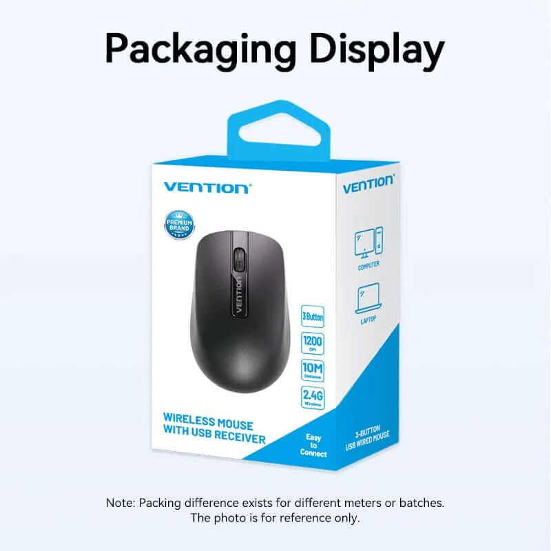Vention 3-Button Wireless Computer Mouse Executive Corporate Gifts Singapore