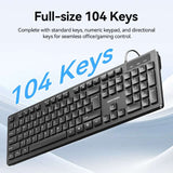 Vention Wired Keyboard and Mouse Set Executive Corporate Gifts Singapore