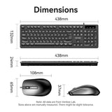 Vention Wired Keyboard and Mouse Set Executive Corporate Gifts Singapore