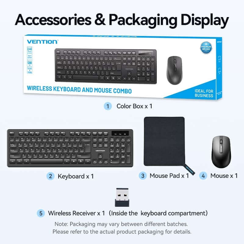 Vention Wireless Keyboard and Mouse Set (Copy) Executive Corporate Gifts Singapore