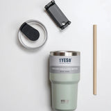 TYESO Stainless Steel Tumbler with Straw 20oz Executive Corporate Gifts Singapore