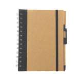 Recycled Notebook with Pen and Elastic Band Executive Corporate Gifts Singapore