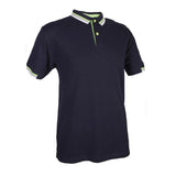 Regular Fit Honeycomb Polo T-shirt with Contrasting Striped Accents Executive Corporate Gifts Singapore