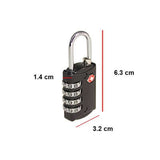 4-Dial Combination TSA Padlock Executive Corporate Gifts Singapore