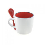 Victoria Ceramic Mug with Spoon Executive Corporate Gifts Singapore