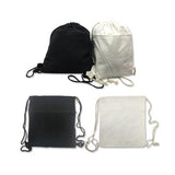 Cotton Canvas Drawstring Bag with Zip Compartment Executive Corporate Gifts Singapore