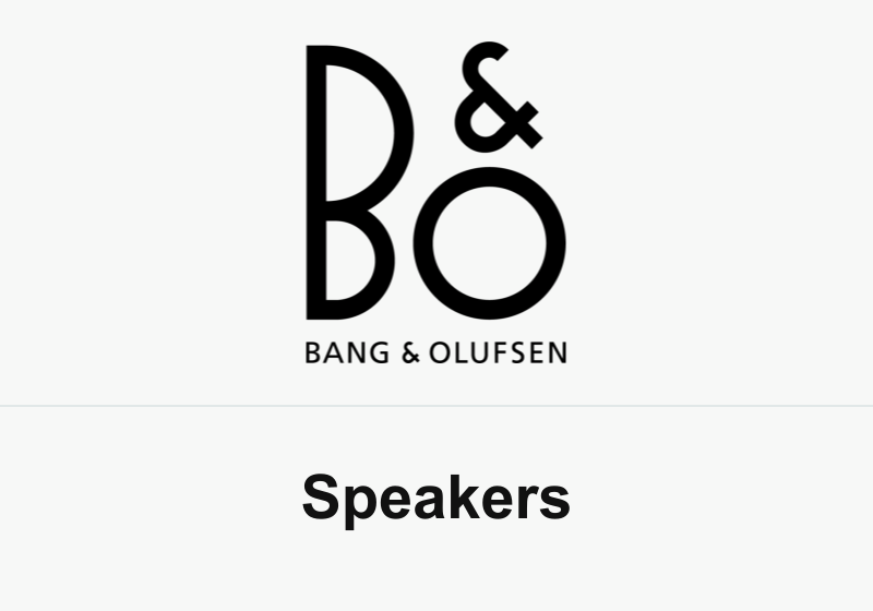 Bang & Olufsen Speakers