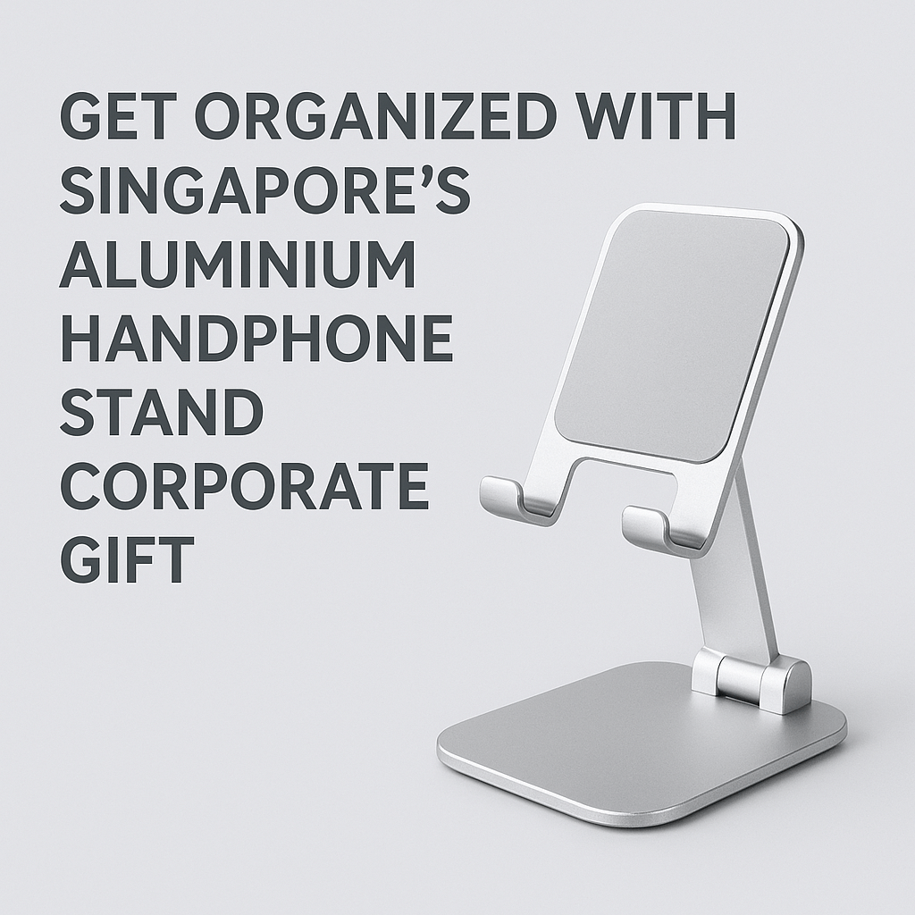 Get Organized with Singapore’s Aluminium Handphone Stand Corporate Gift