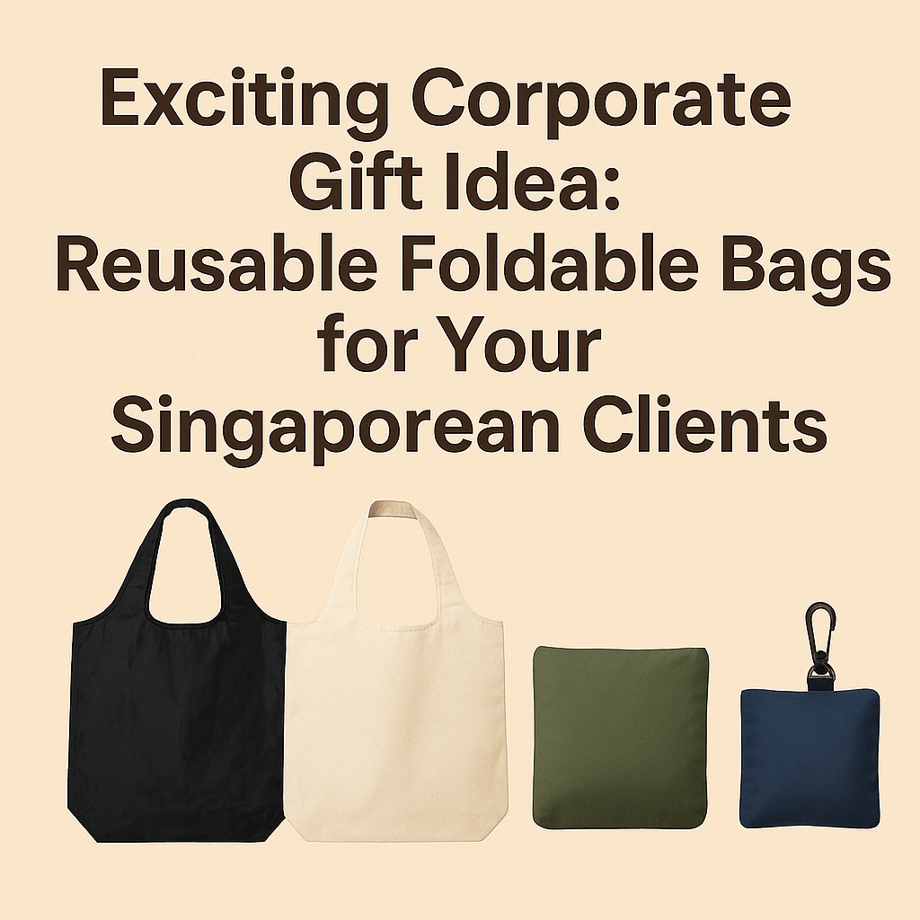 Exciting Corporate Gift Idea: Reusable Foldable Bags for Your Singaporean Clients