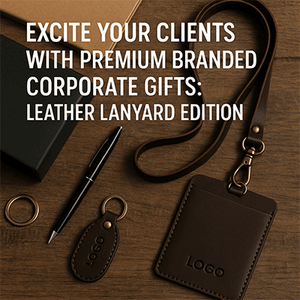 Excite Your Clients with Premium Branded Corporate Gifts: Leather Lanyard Edition