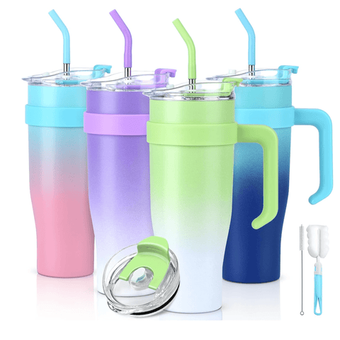 Bottles with Straws
