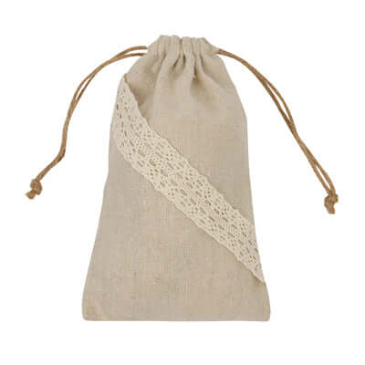 Jute Laced Drawstring Pouch Executive Corporate Gifts Singapore
