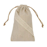 Jute Laced Drawstring Pouch | AbrandZ Corporate Gifts