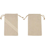 Jute Laced Drawstring Pouch | AbrandZ Corporate Gifts