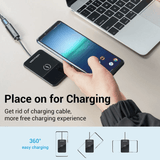 Vention Wireless Charger 15W Ultra-thin Mirrored Surface providing easy charging experience with a sleek design.