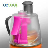 O2COOL Arctic Squeeze Sw Mist ‘N Sip Insulated Water Bottle 20oz with Lock & Mount