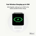 Belkin BoostCharge Pro 2in1 Wireless Charger Stand with MagSafe 15W