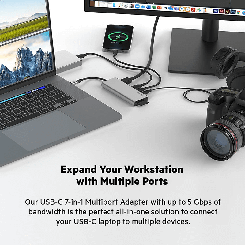 Belkin Connect USB-C 7-in-1 Multiport Hub Adapter Executive Corporate Gifts Singapore