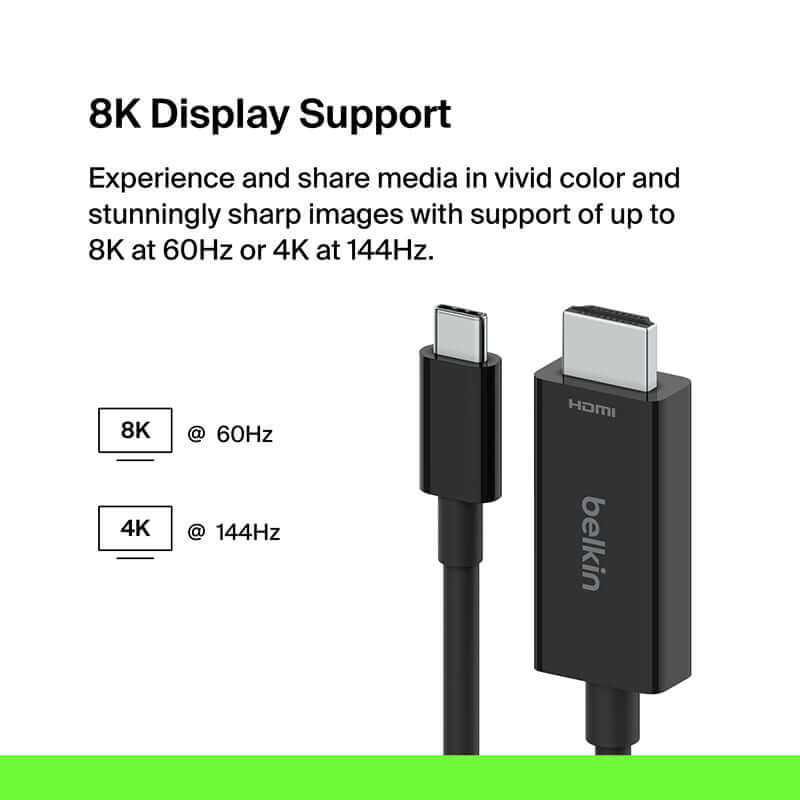 Belkin AVC012bt2MBK Connect USB-C to HDMI Cable Executive Corporate Gifts Singapore