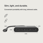 Belkin AVC018 Connect USB-C to 4-Port USB-C Hub