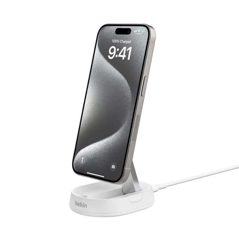 Belkin WIA008 Qi2 15W Wireless Charging Travel Stand Executive Corporate Gifts Singapore