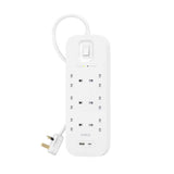 Belkin 6Way 2M Surge Protection Strip with USB A + C