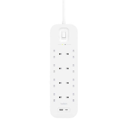 Belkin 8Way 2M Surge Protection Strip with USB A + C Executive Corporate Gifts Singapore