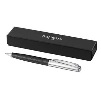 Balmain Lyre Ballpoint Pen Black Executive Corporate Gifts Singapore