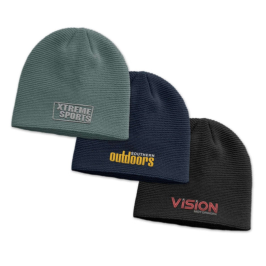 Montana Garter Knit Beanie Corporate Gift Singapore
