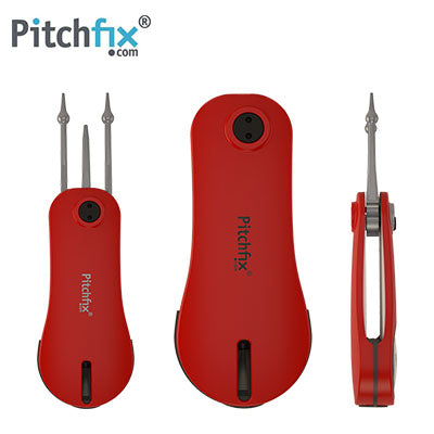 Pitchfix Fusion 2.0 Golf Divot Tool with Ball Marker and Pencil Sharpener Executive Corporate Gifts Singapore