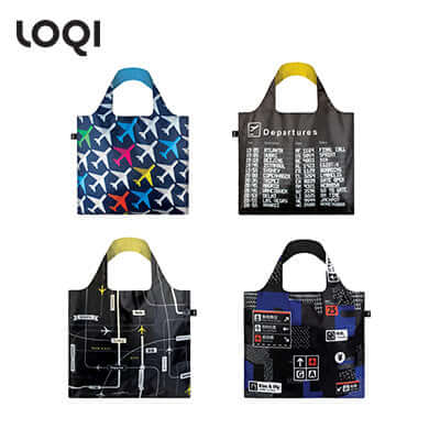 Eco Friendly Loqi Airport Series Foldable Tote Bag Executive Corporate Gifts Singapore