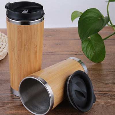 Eco Friendly Bamboo Insulated Vacuum Flask Executive Corporate Gifts Singapore